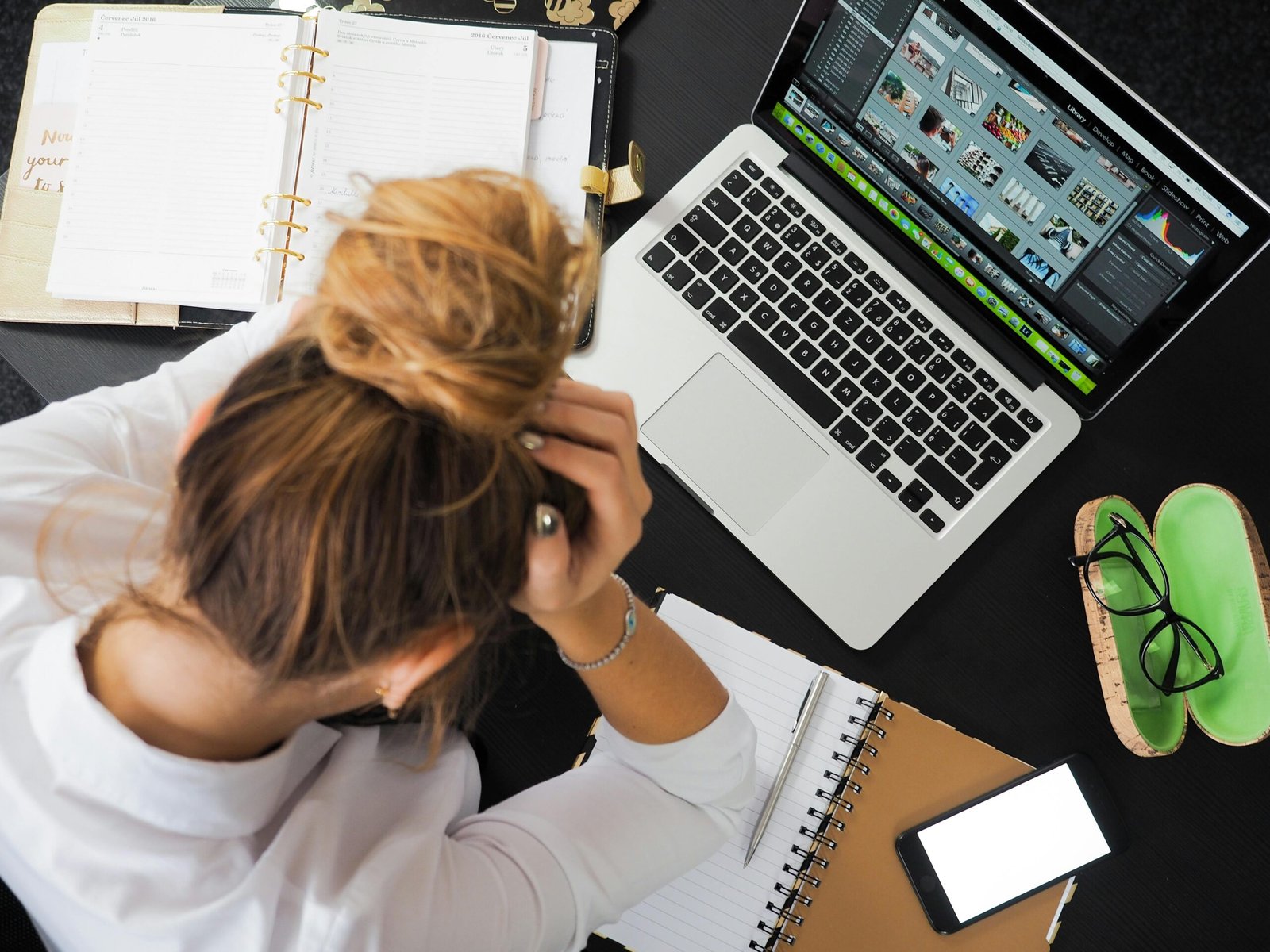 Woman frustrated after unsuccessful herbal attempt