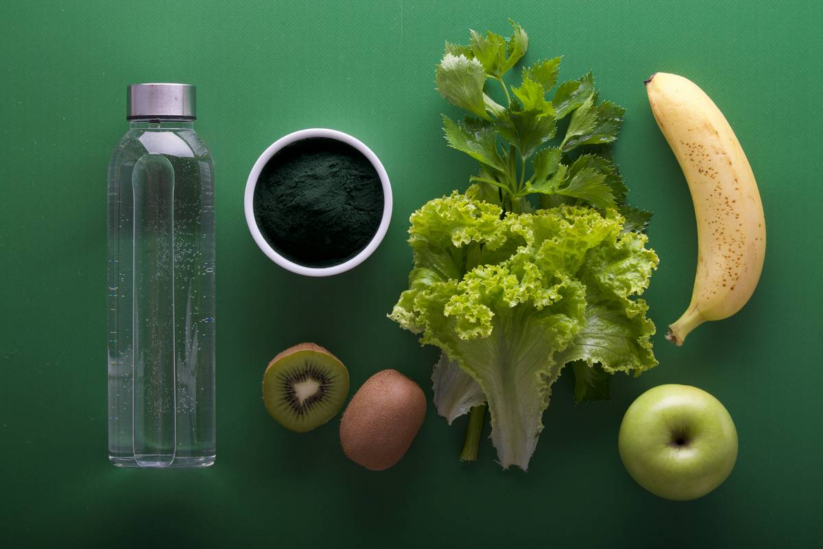 Illustration of botanical ingredients used in ayurvedic weight loss